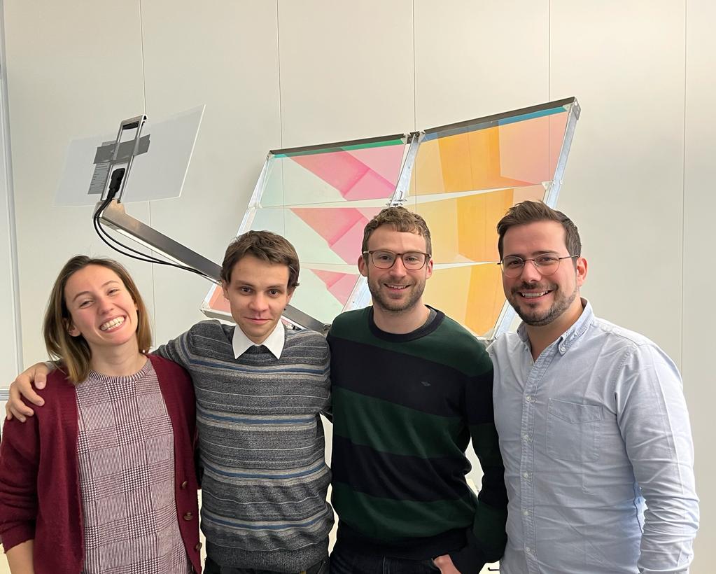 the 4 team members of Voltiris